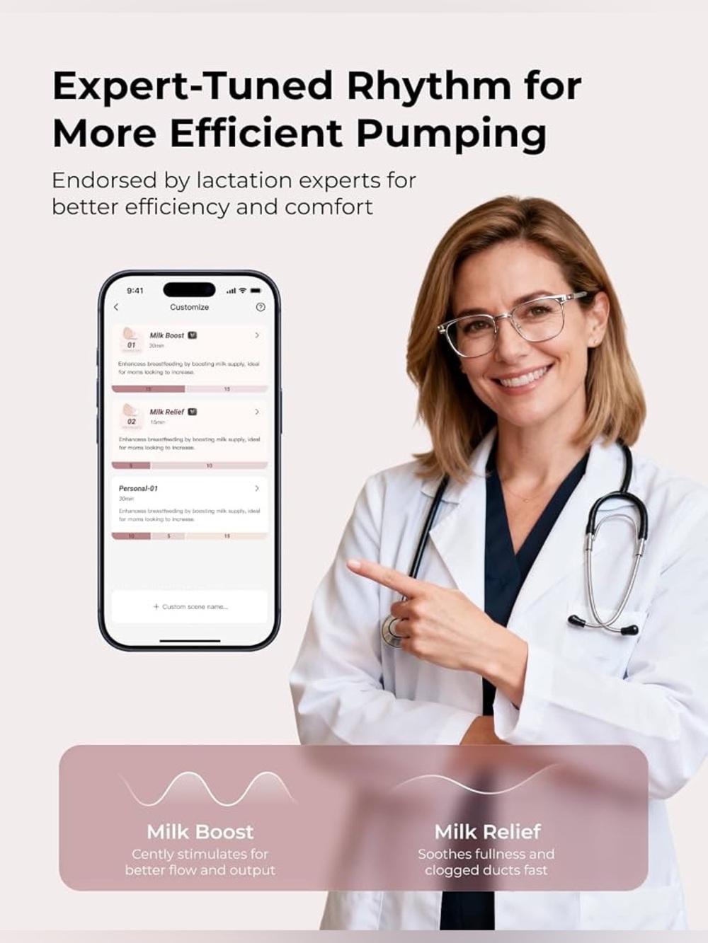 Momcozy Air 1 Wearable Breast Pump w/ Wireless Charging Case New Open Box - Picture 5 of 16